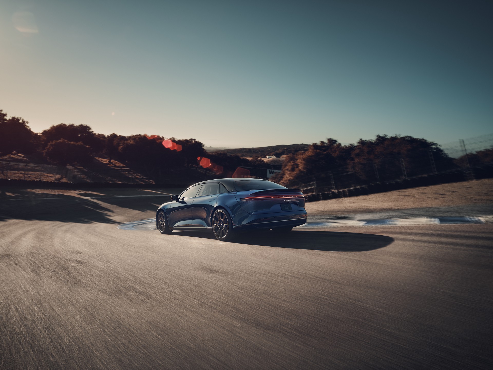 Download 2023 Lucid Air Sapphire - Rear Three-Quarter HD Wallpaper 1920x1440 #13