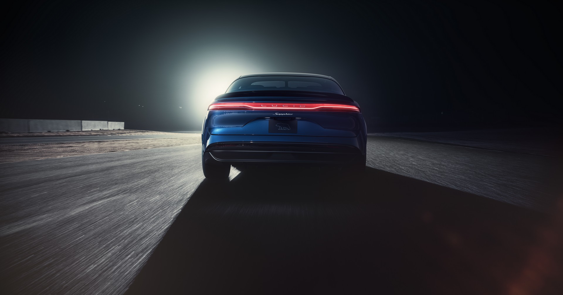 Download 2023 Lucid Air Sapphire - Rear HD Wallpaper 1920x1007 #17