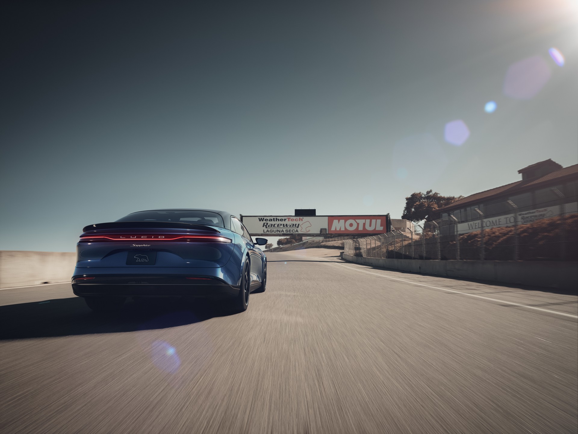 Download 2023 Lucid Air Sapphire - Rear HD Wallpaper 1920x1440 #14