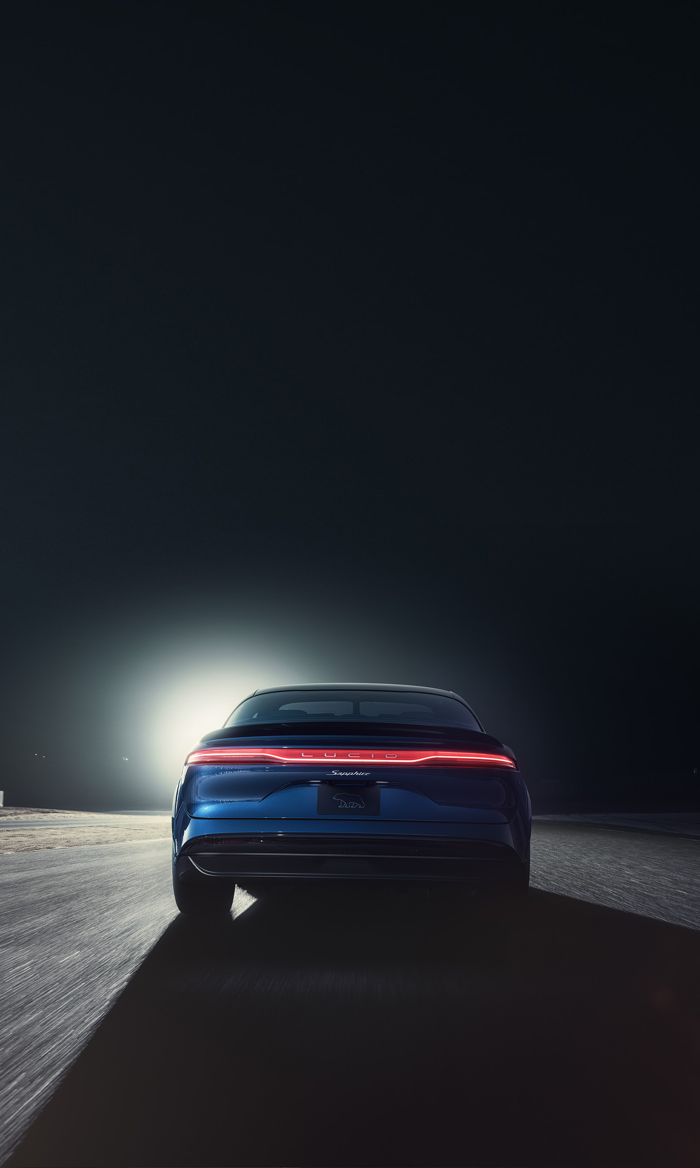 Download 2023 Lucid Air Sapphire - Rear HD Phone Wallpaper 1440x2400 #18