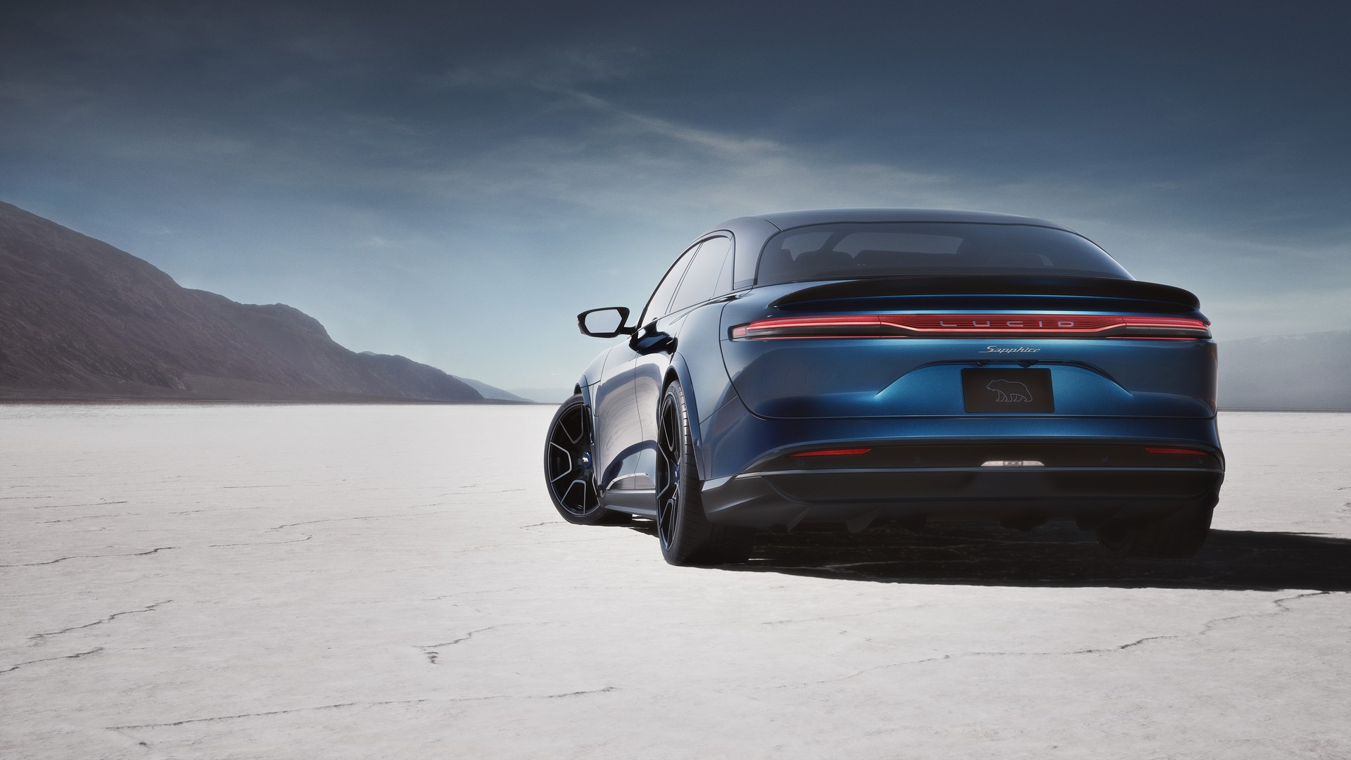 Download 2023 Lucid Air Sapphire - Rear HD Wallpaper 1920x1080 #26