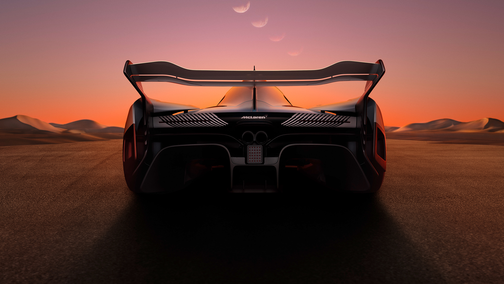 Download 2023 McLaren Solus GT - Rear HD Wallpaper 1920x1080 #13