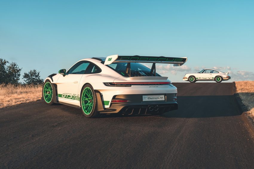 2023 Porsche 911 GT3 RS Carrera RS 2.7 Tribute - Rear Three-Quarter Wallpaper 850x567 #5