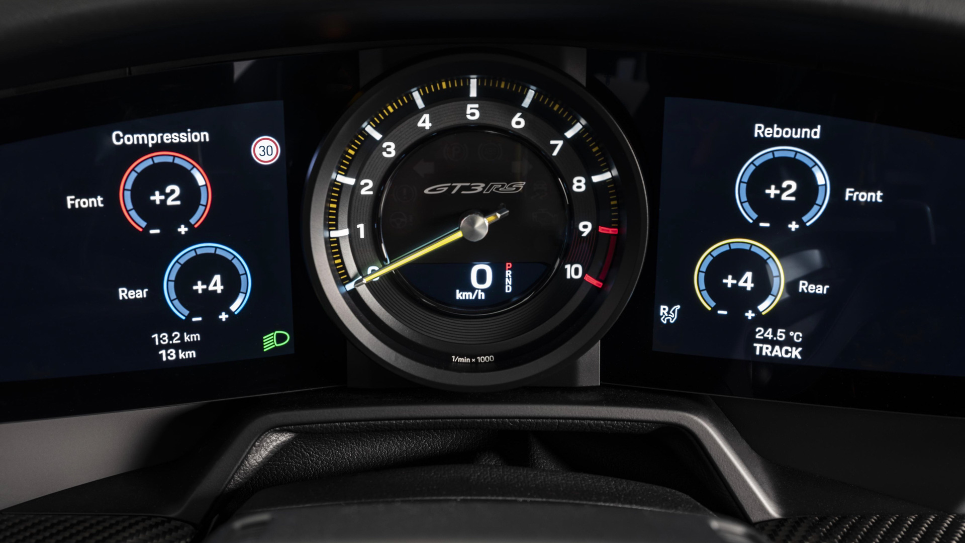 Download 2023 Porsche 911 GT3 RS - Instrument Cluster HD Wallpaper 1920x1080 #35