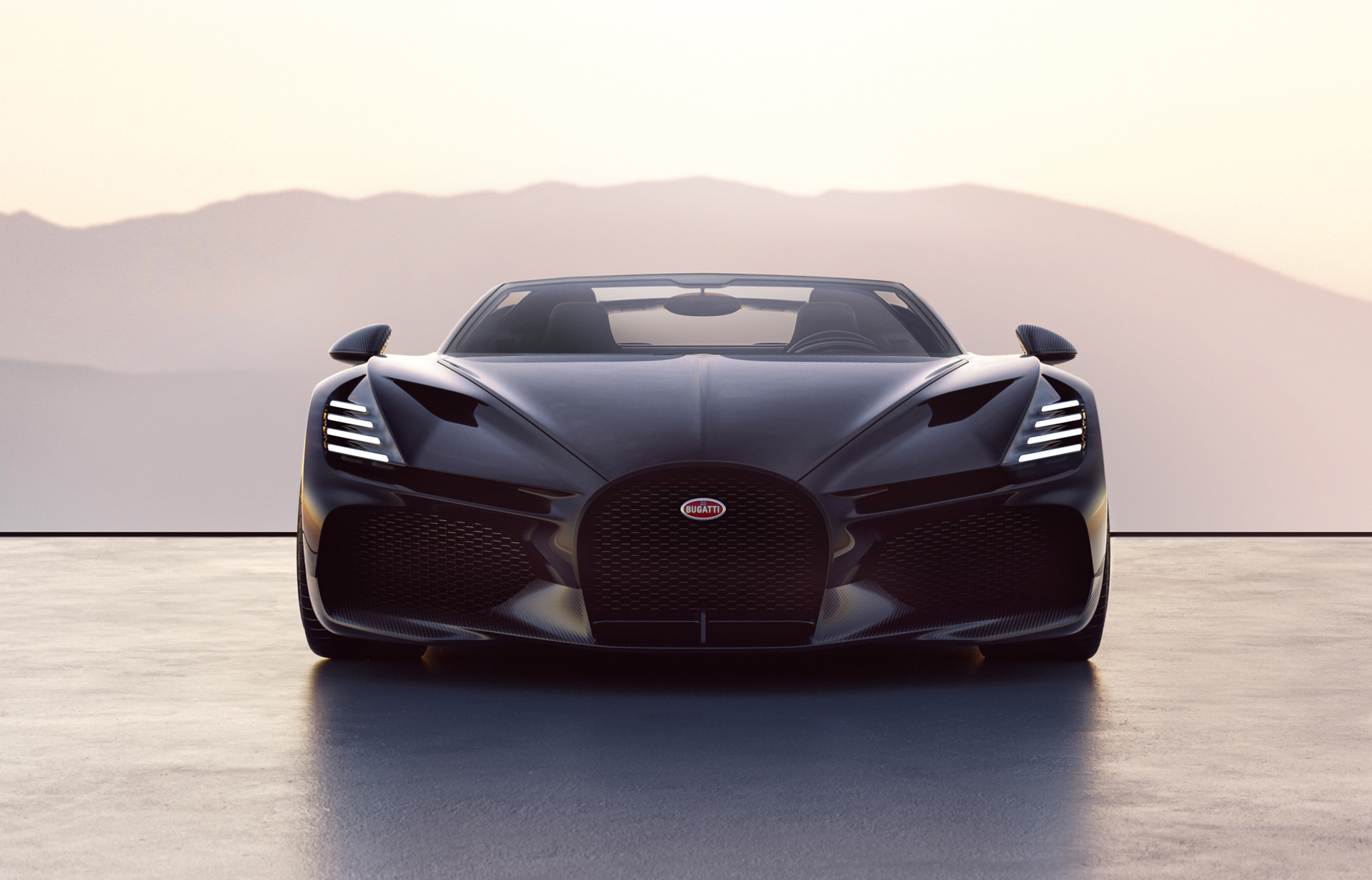2024 Bugatti W16 Mistral Front Wallpapers 7 MotorTread