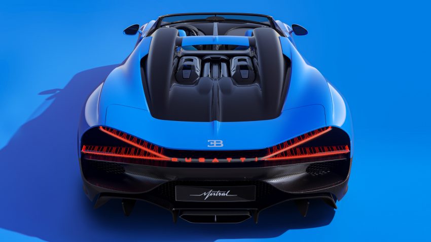 2024 Bugatti W16 Mistral - Rear Wallpaper 850x478 #28
