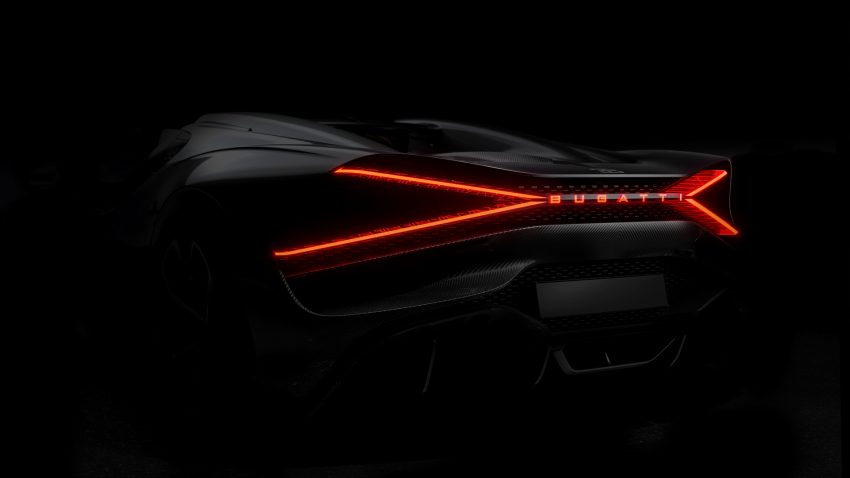 2024 Bugatti W16 Mistral - Tail Light Wallpaper 850x478 #23